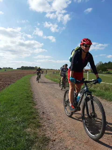 Die geführten Mountainbike-Touren wecken die Lust am sportlich aktiven Biken | Foto: Donnersberg-Touristik-Verband e.V.