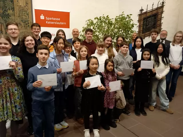 Die jungen Preisträger | Foto: Stadt Kaiserslautern