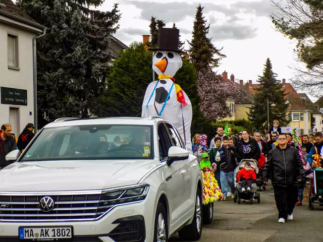 Der Sommertagszug in der Gartenstadt | Foto: Beate Tilg