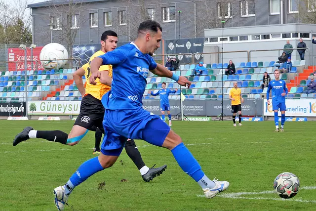 FK Pirmasens gegen FC Karbach, 29. März 2025. | Foto: Erik Stegner