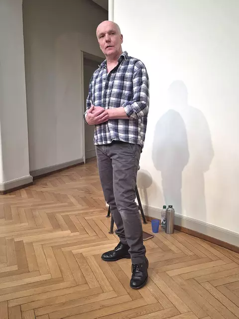 Wirmer bei seinem Theatersolo | Foto: Werner Schmidhuber