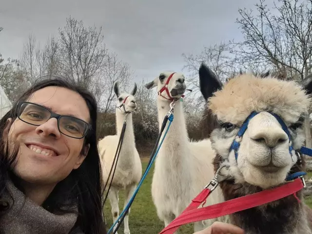 Stephan mit Willi, Einstein und Shiny | Foto: Stephan Riedl