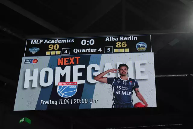 Das nächste Heimspiel der MLP Academics Heidelberg ist am Freitag, 11. April um 20 Uhr, gegen die Syntainics MBC im Heidelberger SNP dome  | Foto: Michael Sonnick