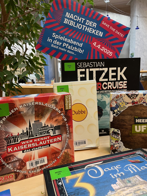 Ein Spieleabend für alle Generationen gibt es in der Pfalzbibliothek zur ersten Nacht der Bibliotheken | Foto: Pfalzbibliothek/gratis