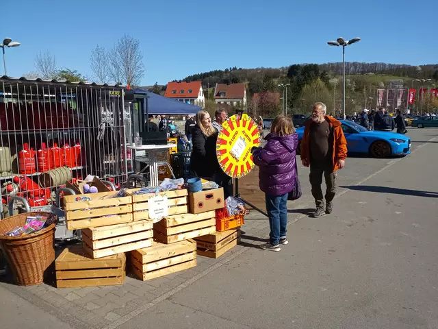 Bei Edeka Eckstein konnte man "am Rad drehen" | Foto: Anja Stemler