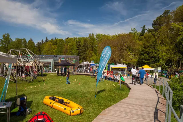 Zieht viele Besucher an: das Natursport-Opening am Haus der Nachhaltigkeit | Foto: Landesforsten RLP/J. Fieber