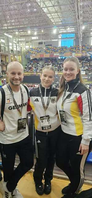 Zufriedene Gesichter nach dem Wettkampf: Ilja Smorguner, Mariel Goethe und Lena Staiger (vlnr.) | Foto: BCRN