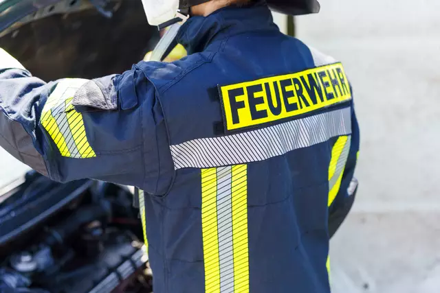 A65: Auto brennt kurz vor der Ausfahrt Rohrbach | Foto: Kim Rileit