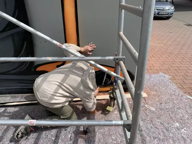 Auch Künstler müssen gelenkig sein | Foto: Peter Krietemeyer