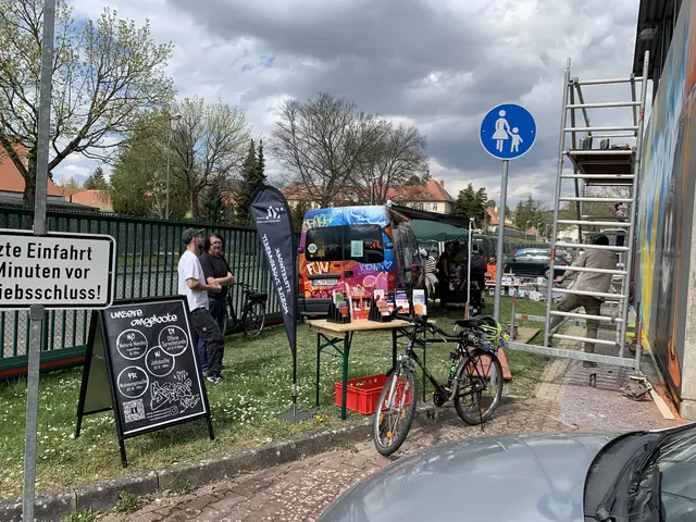 Die Musikanlage der Streetworker motiviert | Foto: Peter Krietemeyer
