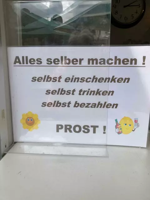 Selbstbedienung | Foto: Ich