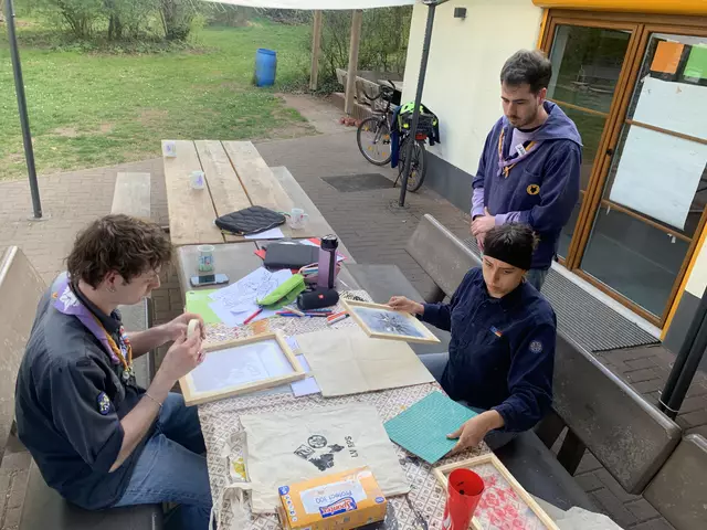 Vorbereitung für die Siebdruck-AG | Foto: Peter Krietemeyer