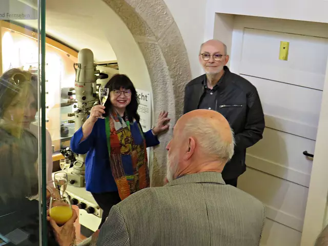 Krimiautorin Claudia Schmid mit Ehemann aus Mannheim | Foto: Brigitte Melder