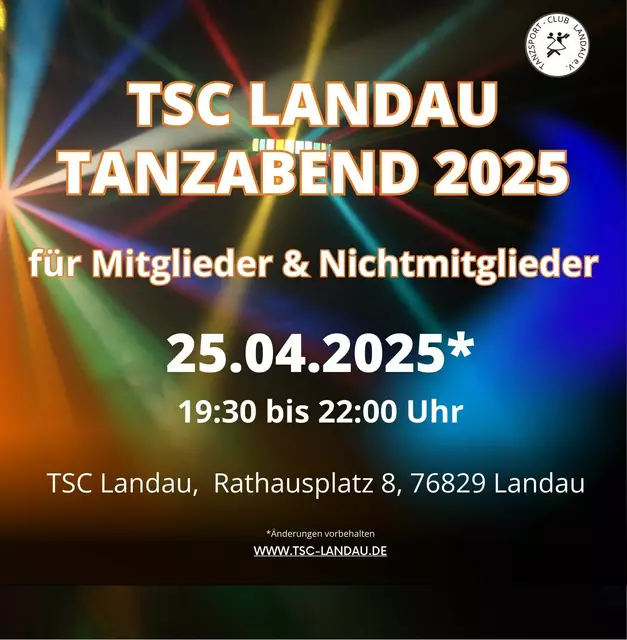 Foto: © Tanzsport-Club Landau e.V. – Alle Rechte vorbehalten.