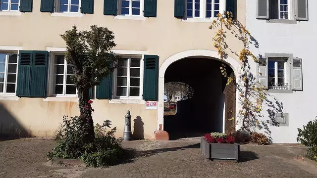 Das Domizil der Kunstgilde in der Schlossgasse 3 in Bad Bergzabern, in das die Künstler und Kunstfreunde wieder bald einziehen können.  | Foto: Paulus