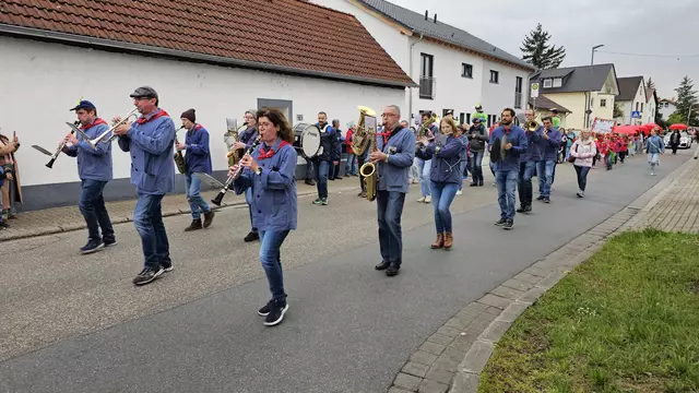 Der Musikverein Lachen-Speyerdorf. | Foto: Eva Bender