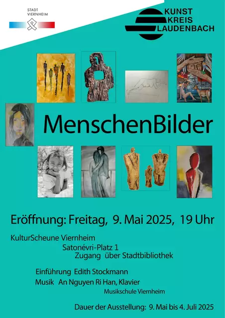 MenschenBilder: Neue Ausstellung in KulturScheune Viernheim | Foto: Kunstkreis Laudenbach
