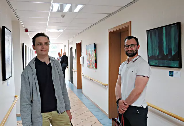 Freunde: Julian Melder und Daniel Gaab | Foto: Brigitte Melder