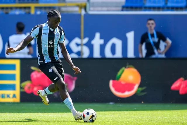 Kennedy Okpala gelangen beim 4:2-Sieg in Cottbus zwei Tore für den Waldhof. | Foto: Archivbild PIX-Sportfotos/Oliver Zimmermann