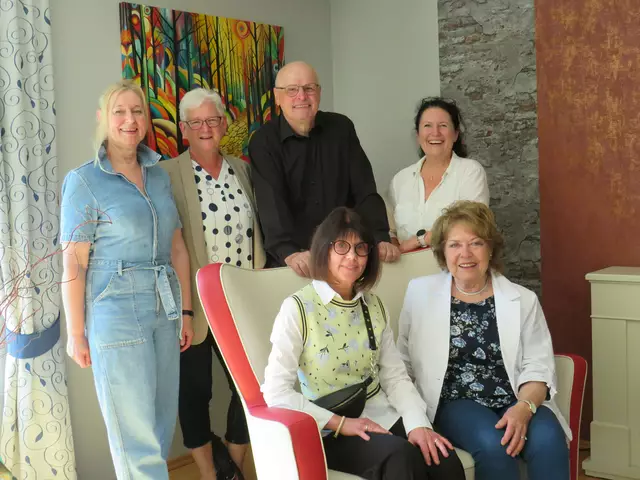Nochmal das Gruppenbild, auf jedem andere Ausdrucksweise | Foto: Brigitte Melder