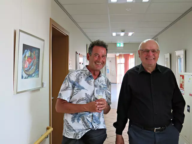 Künstler unter sich | Foto: Brigitte Melder