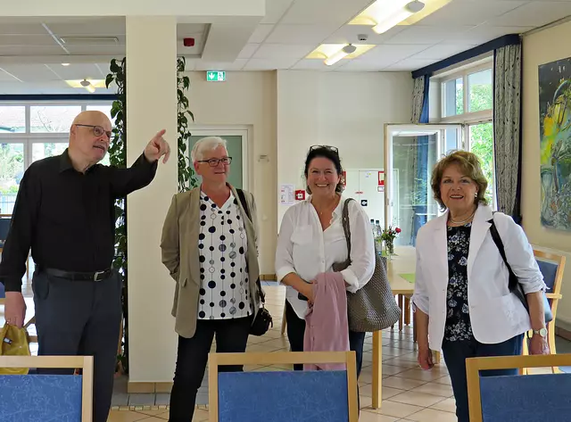 Drei Künstlerinnen aus dem Kreativhaus h6 in Böhl-Iggelheim | Foto: Brigitte Melder