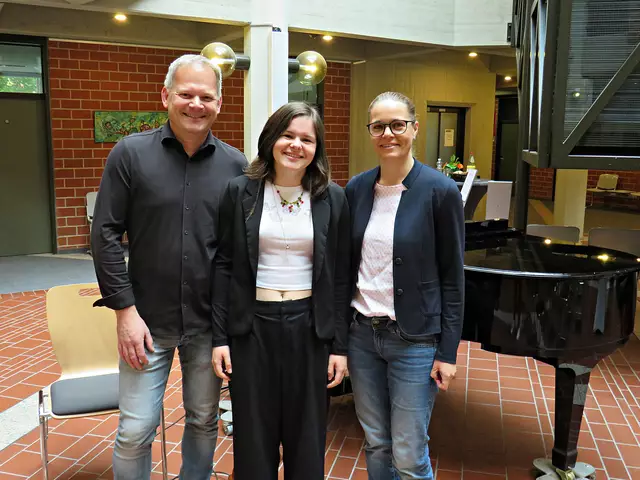 Musik im Blut Lilly-Sophie Reiß mit ihren Eltern | Foto: Brigitte Melder