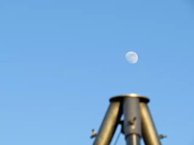 Und der Mond war auch schon da | Foto: Brigitte Melder