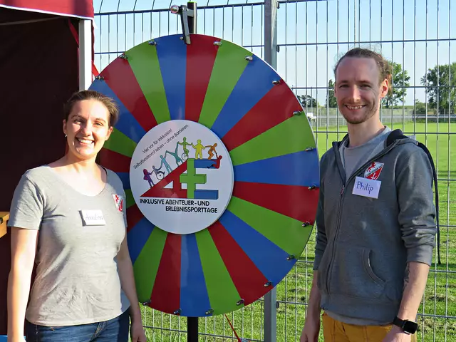 Am Glücksrad | Foto: Brigitte Melder