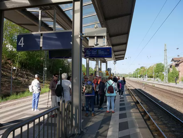 Am Bahnhof | Foto: Ich