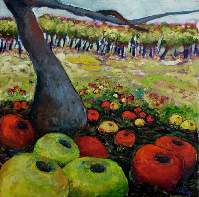 Äpfel 🍎 unterm Baum 🌳 , Petra Helm  | Foto: Petra Helm 