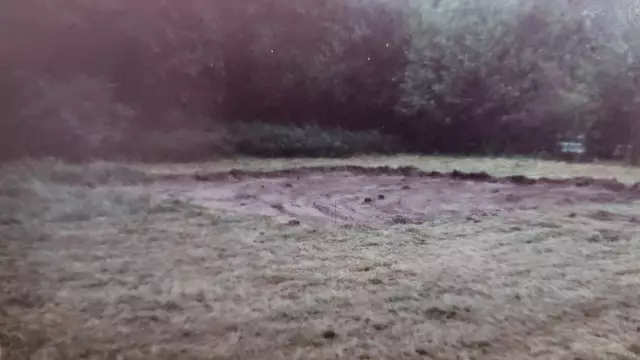 Am Anfang war das Nichts... Hier sollte die Grillhütte erbaut werden. | Foto: Gerhard Wenz