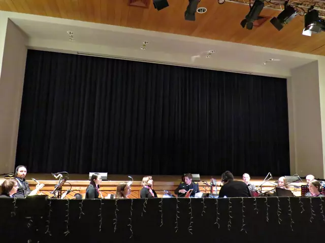 Im "Orchestergraben" | Foto: Brigitte Melder