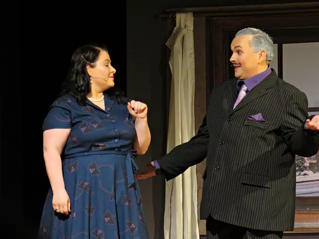 Christina Beringer als Mutter Paula Abagnale und André Böke als Vater Frank Abagnale Sr. | Foto: Brigitte Melder