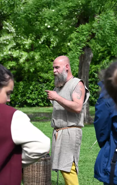 Bronzegießer beim Museumsfest Terra Sigillata Museum Rheinzabern 2025 | Foto: Andrea Abt