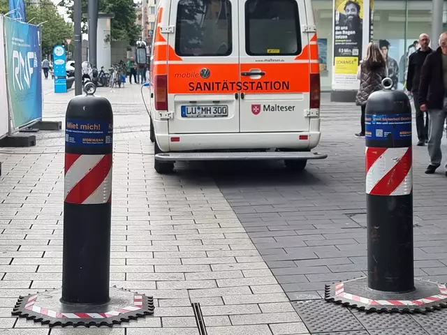 Sicherheit ist wichtig: Das Stadtfest wird von allen Seiten gut geschützt | Foto: BAS
