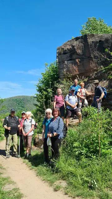 Gruppenfoto am Fels | Foto: Ich