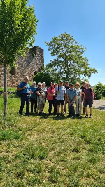 Gruppenfoto auf der Wolfsburg | Foto: Ich