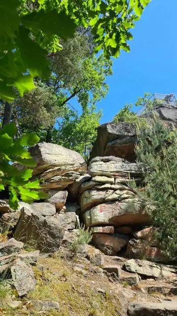 Bergstein von unten | Foto: Ich