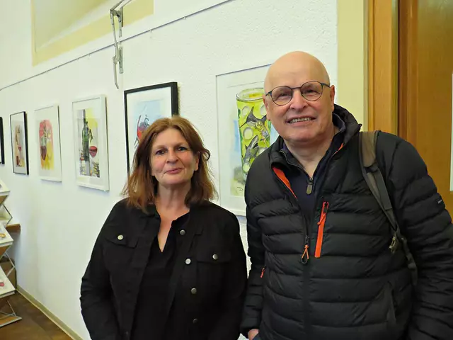 Frau Lehmann und Johann-Peter Melder | Foto: Brigitte Melder