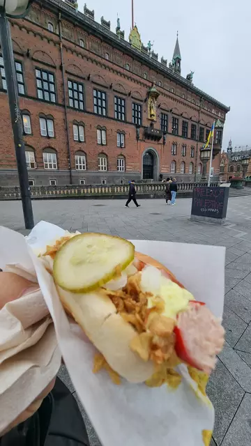 Fluffiges Brötchen, Ketchup, Remoulade, Gurken, Röstzwiebeln & natürlich das meist rötliche (Lebensmittelfarbstoff Karmin) Würstchen: An so gut wie jeder Ecke gibt es die dänischen Hotdogs an den "Pølsevogn", den Buden | Foto: © www.jowapress.de