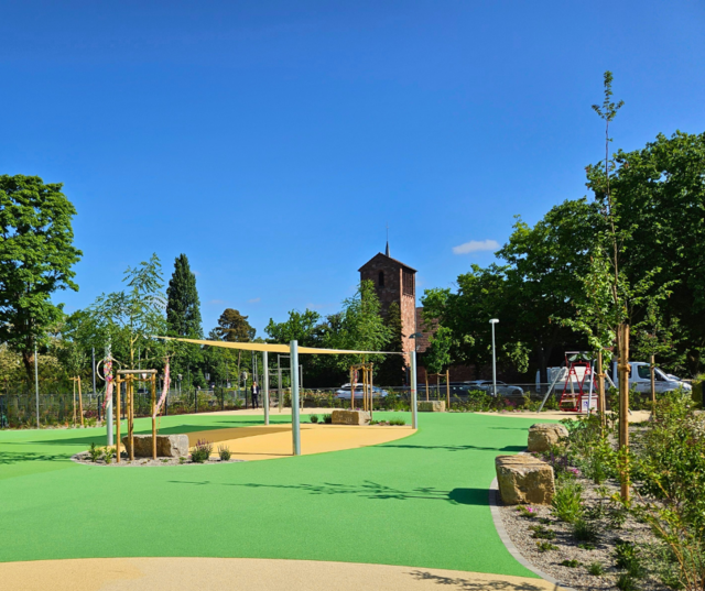 Ein Ort zum Bewegen, spielen, ausruhen und kennenlernen - der Begegungsgarten des Wohnhauses Gartenstadt | Foto: Gemeindediakonie Mannheim