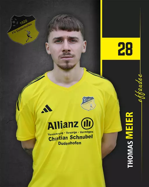 Thomas Meier ist mit 11 Toren in 27 Spielen zweitbester Torschütze beim FV Dudenhofen | Foto: FV Dudenhofen
