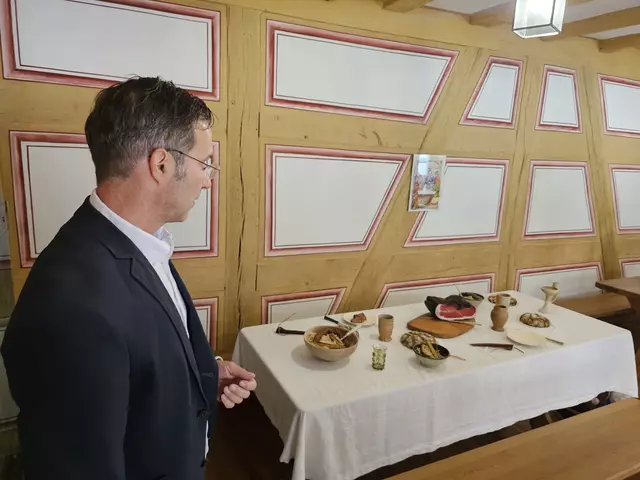 Gedeckte Tafel in der Herberge "Zum Löwen" | Foto: Michael Landgraf