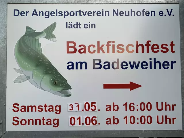 Backfischfest am 1. Juni am Badeweiher in Neuhofen | Foto: Michael Sonnick