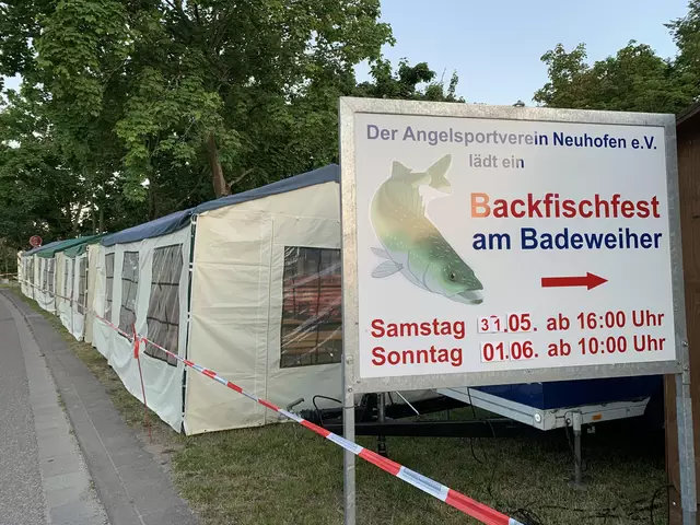 Backfischfest am 1. Juni am Badeweiher in Neuhofen | Foto: Michael Sonnick