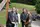 Georg Kern, Günter Jung, Leon Pabst und Daniel Kraus (von links nach rechts) besprachen den aktuellen Stand vor Ort im Wild- und Wanderpark SÜW in Silz.  | Foto: KV SÜW