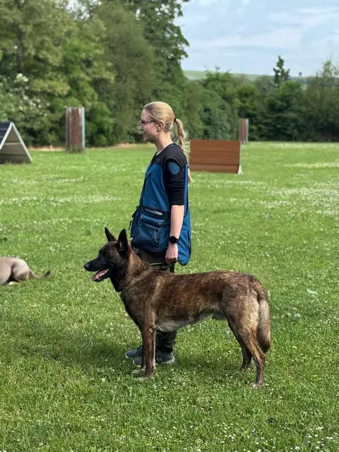 Andrea Klamt mit Grey | Foto: Finn Craven Rohm