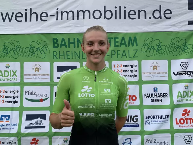 Lokalmatadorin Alessa-Catriona Pröpster (Jungingen) vom Bahnrad-Team Rheinland Pfalz | Foto: Michael Sonnick