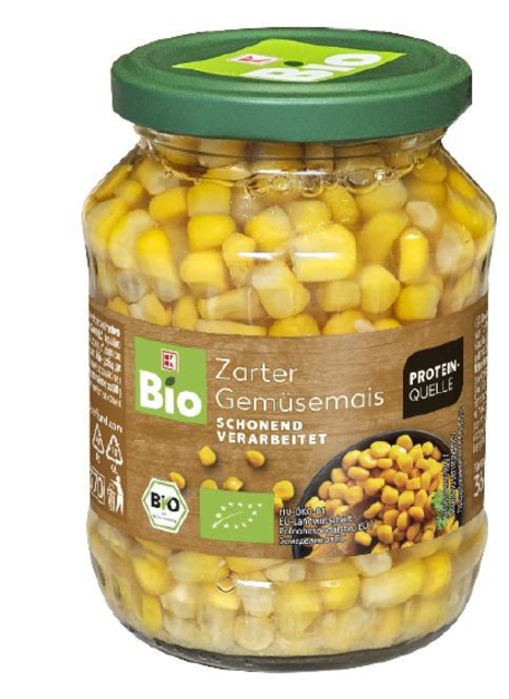 Dieser bei Kaufland verkaufte Gemüsemais könnte Glasstücke enthalten - vom Verzehr wird dringend abgeraten | Foto: I. Schroeder KG